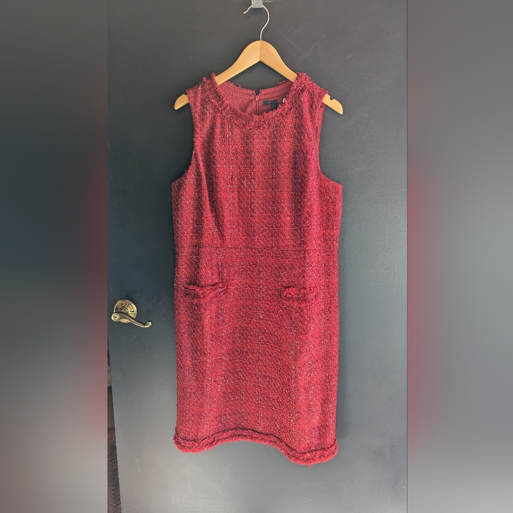 Land's End Tweed Formal Dress Size 14